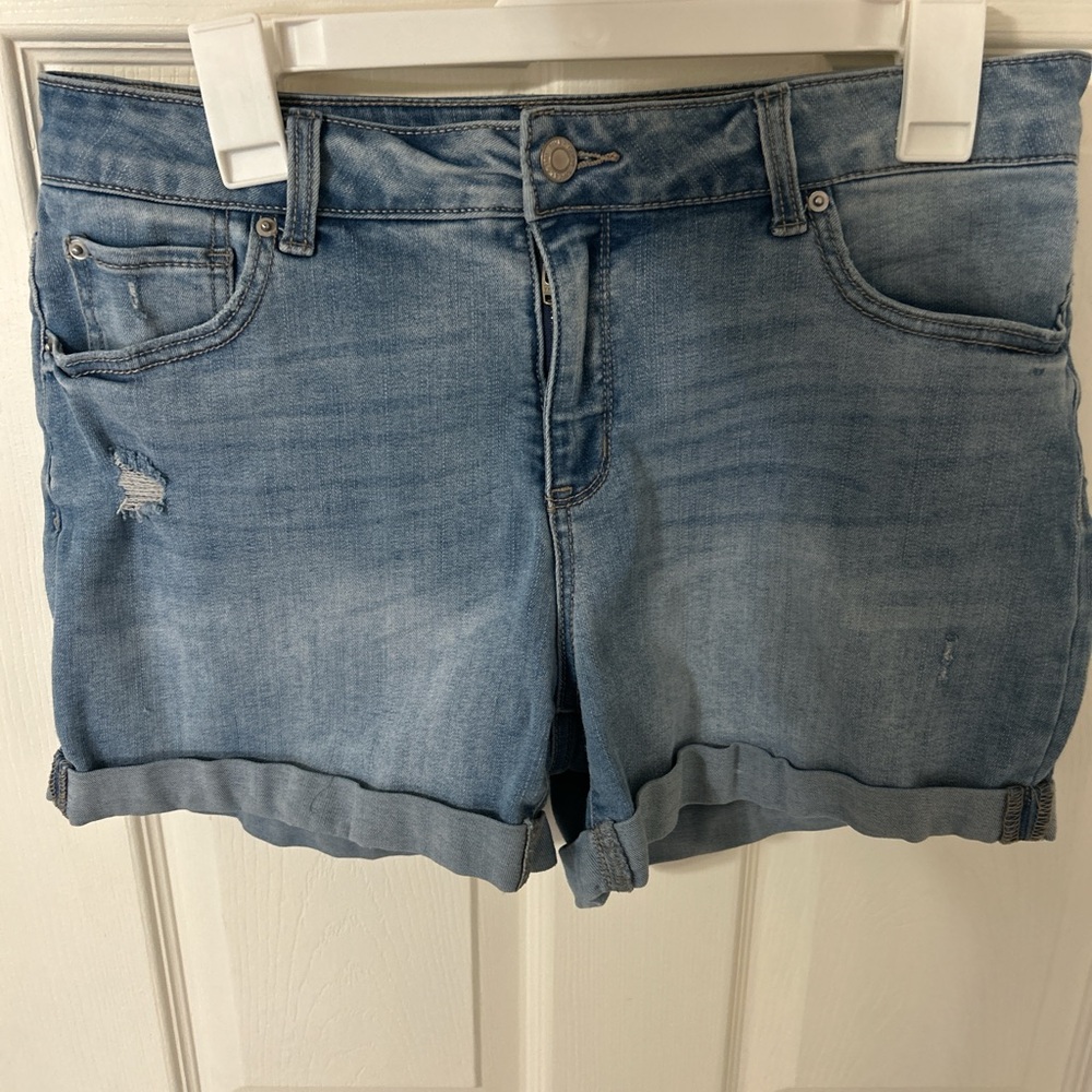 Time and Tru Light Blue Jean Shorts